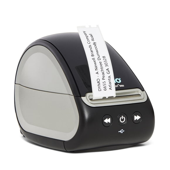 DYMO LabelWriter 550 Label Printer, Label Maker with Direct Thermal Printing, Automatic Label Recognition, Prints Address Labels, Shipping Labels, Mailing Labels, Barcode Labels, and More