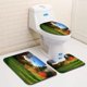thumbnail image 1 of ABPHQTO Impresionante campo de golf en Canadá en otoño Juego de alfombras de baño de 3 piezas Alfombra de baño Alfombra de contorno y tapa de inodoro ABPHQTO Cont-CHAPPLE-13444, 1 of 2
