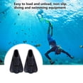 thumbnail image 4 of 1 Pair Swim Fins Swimming Training Flippers,with Mesh Bag Snorkeling for Water Sports Lap, 4 of 8