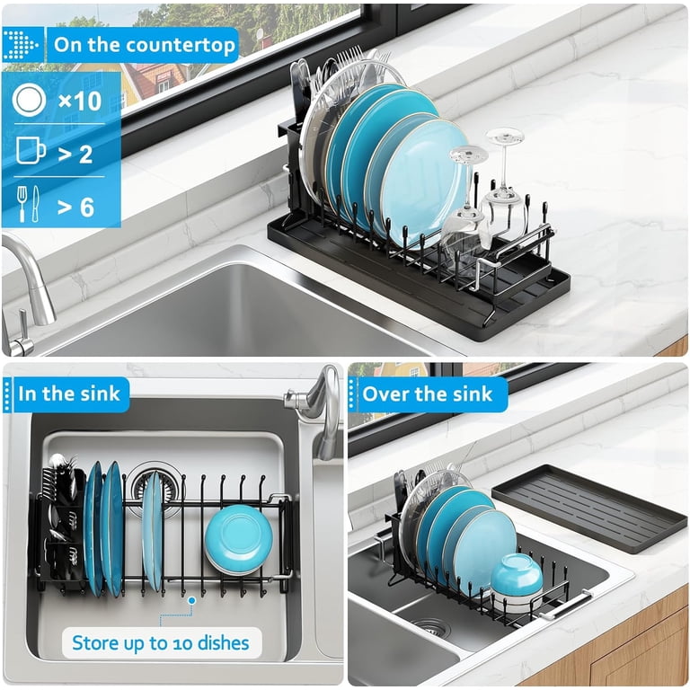 HBlife Expandable Over-Sink Dish Drying Rack photo 6