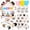 Cats 168pcs-B, variant on 168PCS Happy Easter Party Supplies, Bunny and Eggs Paper Plates Napkins Cups and Cutlery, Easter Floral Disposable Tableware for Holiday Decor, Spring Wildflower Party Decorations