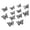 A002- Black, variant on 12 Pack,3D Butterfly Wall Decor,Butterfly Room Decor for Girls,Butterfly Party Decorations