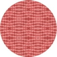 thumbnail image 1 of Ahgly Company Machine Washable Indoor Round Transitional Red Area Rugs, 4' Round, 1 of 7