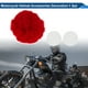 thumbnail image 2 of Accesorios para Casco de Motocicleta Decoración Cola Redonda para Cascos de Motocicleta Bicicleta Esquí Pegatinas de Peluche Rojo 1 Juego, 2 of 6