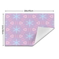 thumbnail image 3 of YFYANG Washable Heat-Resistant Placemats, 70% PVC/30% Polyester, Abstract Geometric Pattern Kitchen Table Mat, 12" x 18" 6 Pcs, 3 of 6