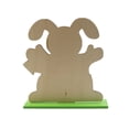 thumbnail image 4 of Adornos de madera de conejo Decoraciones de Pascua Dibujos animados Handy Instalación Scrapbooking Crafts Accesorios Kits de bricolaje para adultos JM00282 2 Sets Kearding HA030583-01, 4 of 7