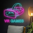 thumbnail image 3 of Handmadetneonsign Custom VR Games Neon Sign, Virtual Reality Led Sign, Game Player Led Lights, VR, 3 of 5