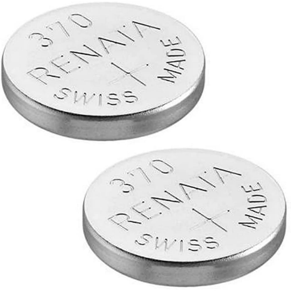 Renata Watch Battery Swiss Made Renata 370 or SR920SW 1.5V (2 Batteries
