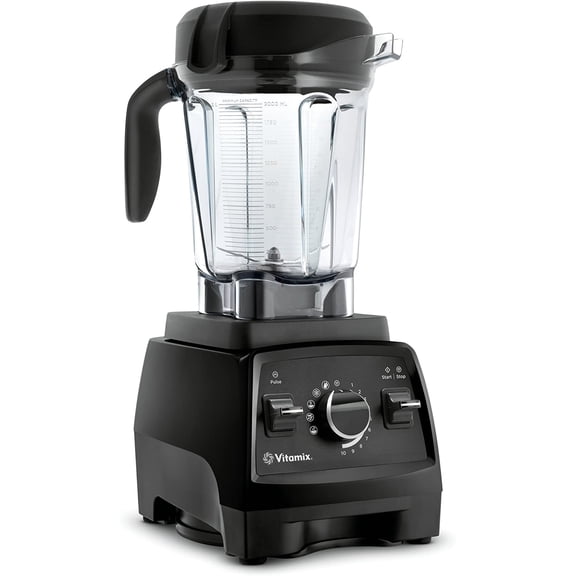 New Vita-mix Professional Series 750 Blender with 64 oz. Low-Profile Container, Mini-Tamper and Recipe Cookbook, Black, Self-Cleaning