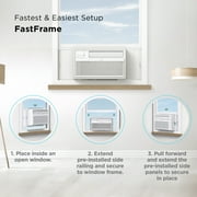 TCL 8,000 BTU Smart Inverter Window Air Conditioner (White) - 350 Sq Ft, Ultra-Quiet, Energy Saving, Alexa/Google Assistant Compatible - H8W4MW