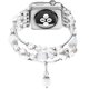 thumbnail image 1 of Compatible con correa de reloj Apple 38 mm/40 mm/41 mm correa de pulsera para mujer, adecuada para la serie de correas iWatch (blanco), 1 of 3