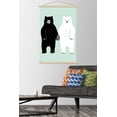 thumbnail image 2 of Andy Westface - Bears Gray Wall Poster with Magnetic Frame, 22.375" x 34", 2 of 5