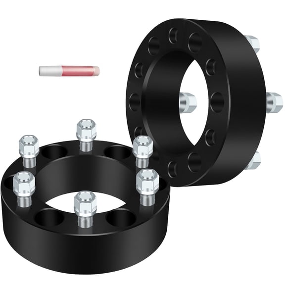 ECCPP 2PCS 2" 6 lug Wheel Spacer Adapters 50mm 6x5.5 6x139.7 14x1.5 Studs 108mm fit for 1993-2000 for Chevrolet C2500 1999-2012 for GMC Sierra 1500