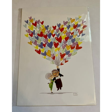 Disney Up Love Adventure by Nidhi Chanani Postcard Wonderground Gallery New