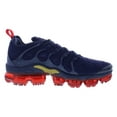 thumbnail image 2 of Nike Air VaporMax Plus Mens Shoes Size 8.5, Color: Midnight Navy/Metallic Gold/Black/University Red, 2 of 5