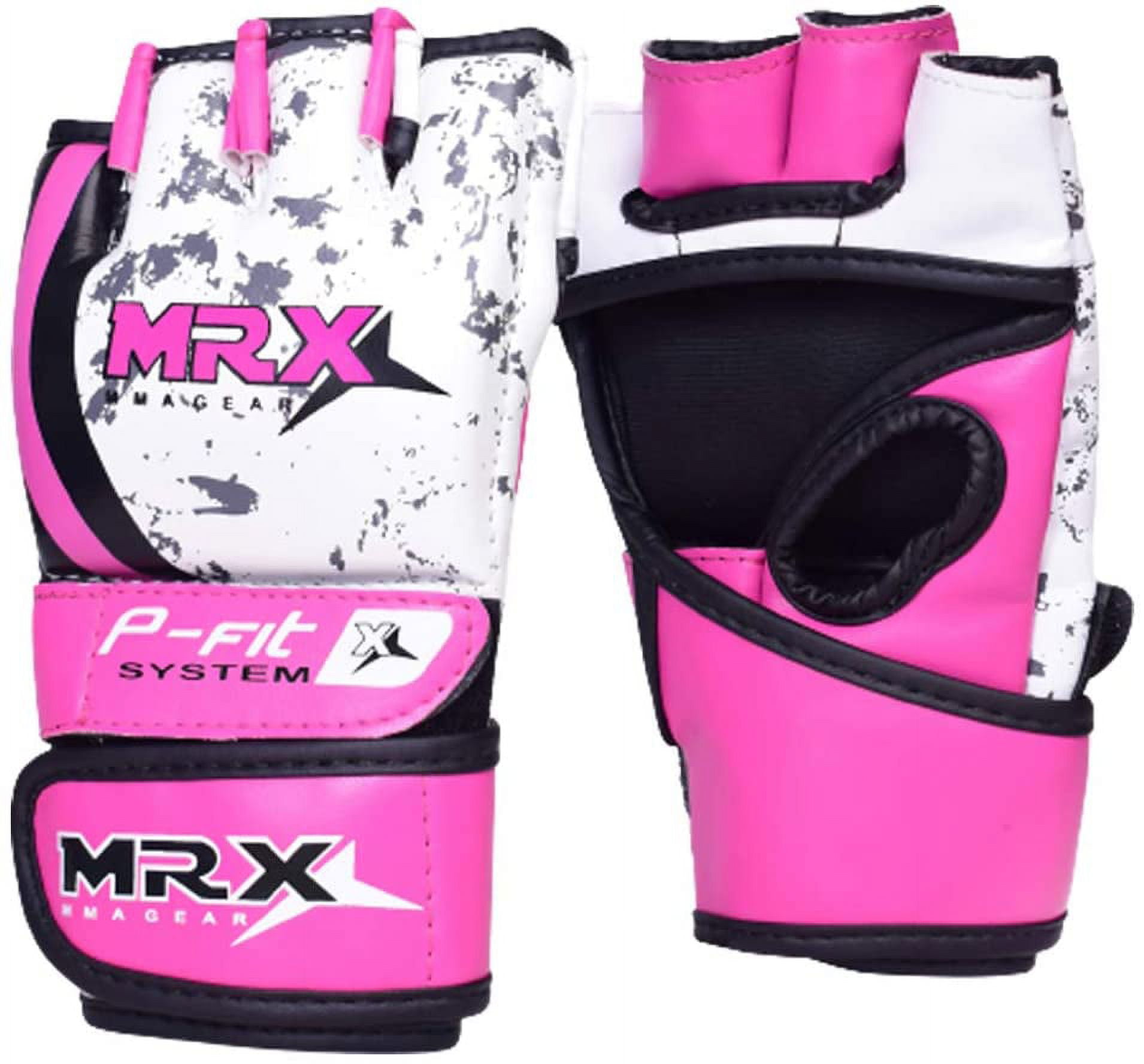 MRX MMA Grappling Gloves for Women Bag Training Boxing Sparring Pink Medium
