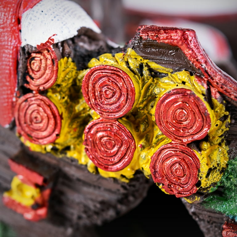 Penn-Plax Deco-Replicas Striped Sail Shipwreck Aquarium Decor