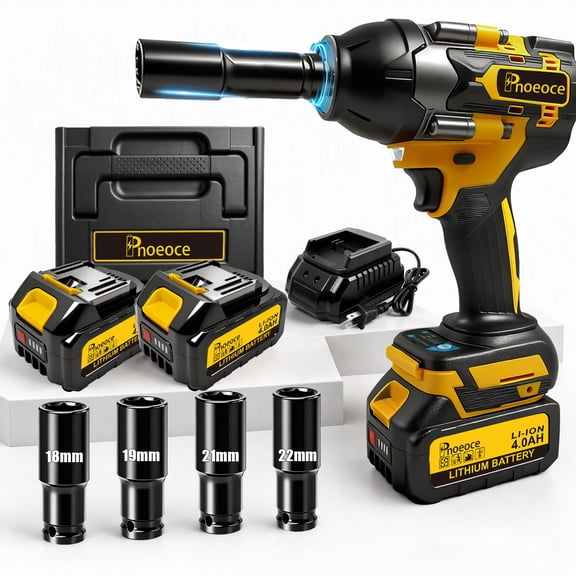 Cordless Impact Wrench Impact Gun High Torque Electric Impact Driver