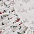 thumbnail image 5 of Martha Stewart Ski Village White & Green Twin Sheet Set, Soft Breathable Bedding, Machine Washable, 5 of 9