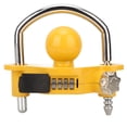 thumbnail image 2 of Cerradura de acoplador de remolque Cerradura de enganche universal Cerradura de combinación en forma de U para seguridad, 2 of 8
