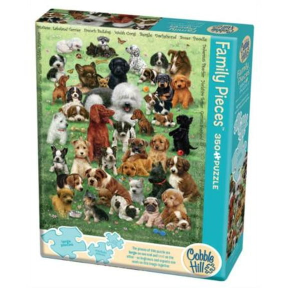 Cobble Hill 350 pc Puppy Love (Family Puzzle)