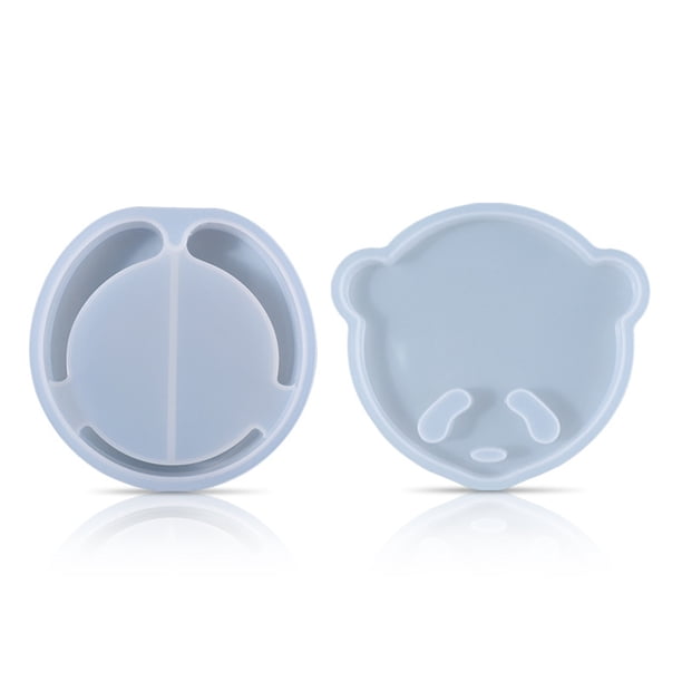Molde de resina para posavasos, taza de té antiadherente, molde de fundición de silicona de arcilla, bricolaje, decoración del hogar, decoración de mesa, artesanía, suministros hechos a mano Inevent HA010170-00