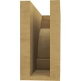 thumbnail image 4 of Ekena Millwork 4"W x 8"H x 12"L Mediterranean Woodgrain TimberThane Rafter Tail, Primed Tan, 4 of 6