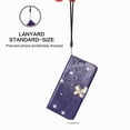 thumbnail image 5 of Flip Case for Google Pixel 9 Pro XL, Crystal Butterfly PU Leather Wallet Case for Women Magnetic Kickstand Card Holder Case for Google Pixel 9 Pro XL Bling Butterfly + Strap,Purple, 5 of 9