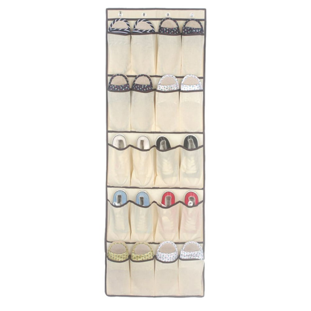 Hanging Shoe  Organizer  Over the Door  20 Pocket Shoe  Rack 
