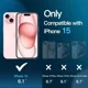 thumbnail image 5 of Cristal Templado 9h Para iPhone, Mica Protectora 4pz, 5 of 6