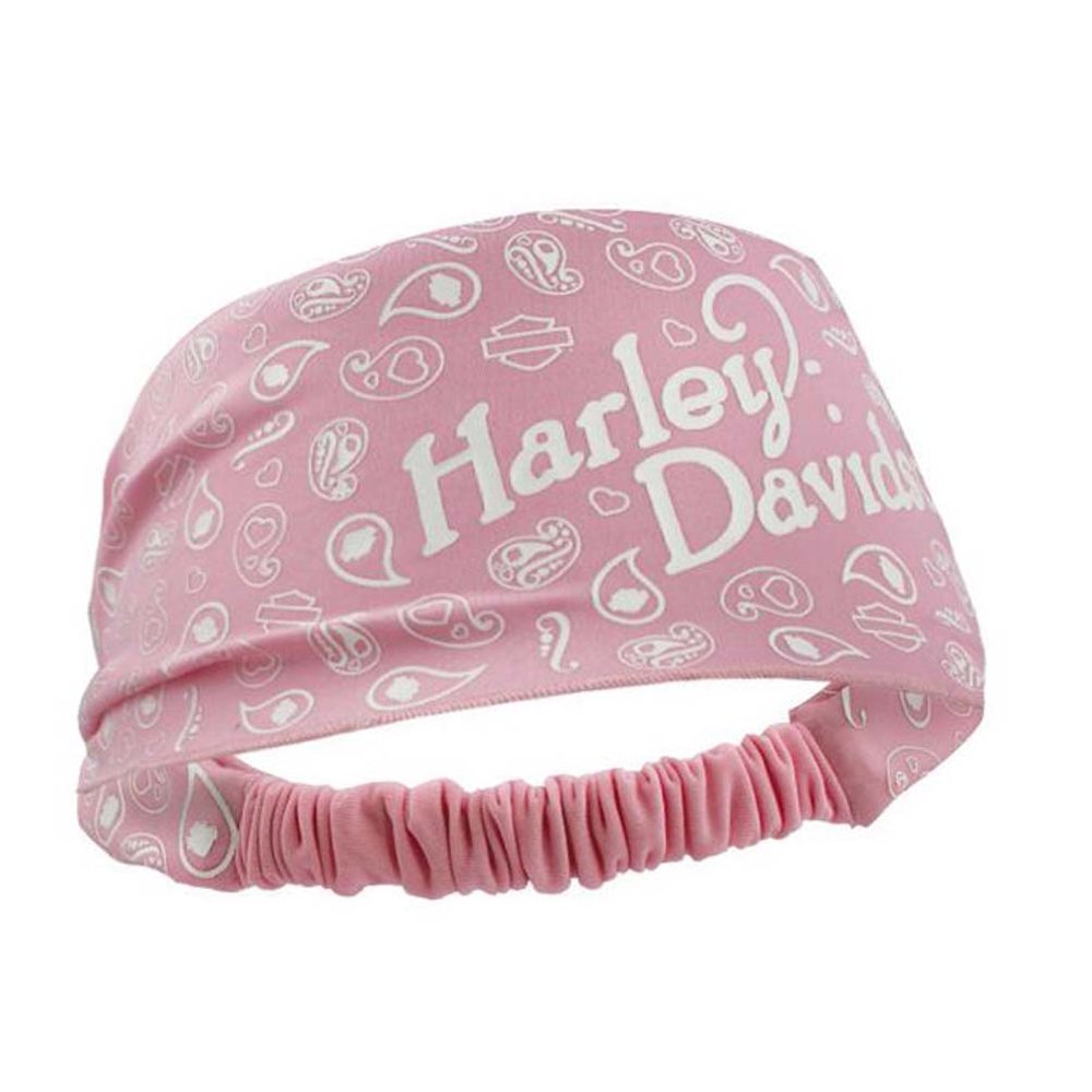 Harley-Davidson - Harley-Davidson Womens Scrunchie Lovely Pink Paisley