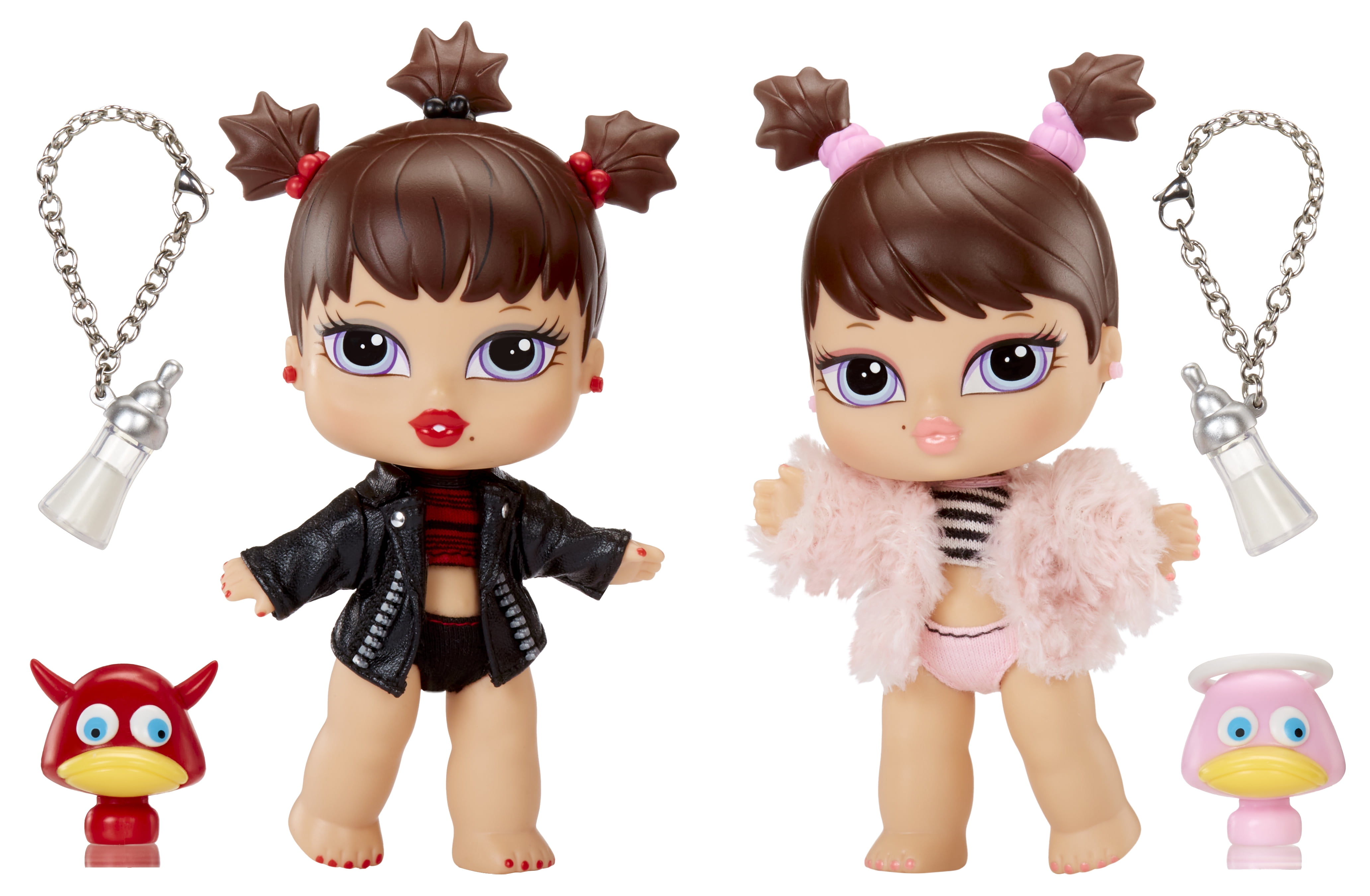 Bratz Babyz Twiins Phoebe and Roxxi 2-Pack Collectible Fashion Dolls with Pets
