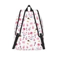 thumbnail image 2 of Picia Cute Poodle Dog Printed Canvas Daypack - Stylish and Durable Vintage Compact Backpack - Class, Work, Travel, or Laptop Bookbag,Organized Compartments-Small, 2 of 6