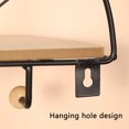thumbnail image 4 of Modern Wall Shelves, Floating Wall Shelf In Fan Shape For The Living Room, 4 of 8