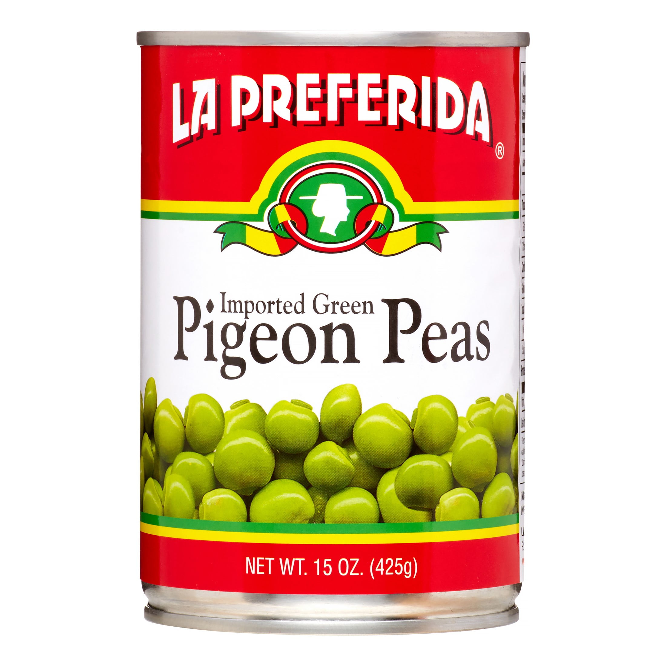 La Preferida Pigeon Peas, 15 Oz