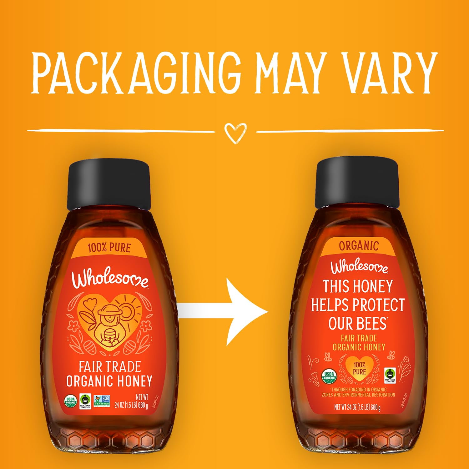 Wholesome! Honey, Organic, 24 Oz.