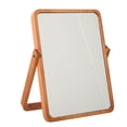 thumbnail image 1 of Wooden desk Makeup Mirror - rectangular wall-mounted mirror Desk mirror Living Room Bedroom, 1 of 6