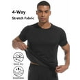 thumbnail image 3 of 3 Pack Mesh Workout Shirts for Men Dry Fit Gym Shirts Quick Dry Athletic Short Sleeve T-Shirt Moisture Wicking, 3 of 6