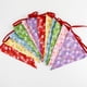 thumbnail image 4 of 2X 370cm Bandera de multicolor Flores Bandera triangular de cumpleaños BLESIY Bandera colgante, 4 of 7