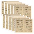 thumbnail image 1 of Armadillo Amore Small 1.25" x 0.75" Lenormand Stickers Matte Sticker Paper 720 Sticker Set, 1 of 5