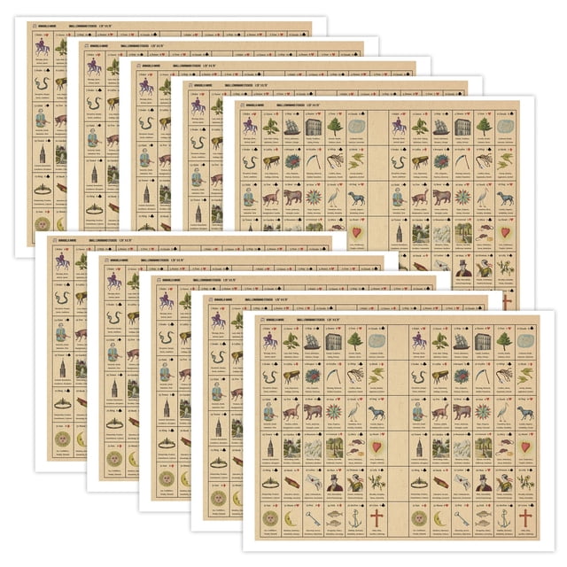 Armadillo Amore Small 1.25" x 0.75" Lenormand Stickers Matte Sticker Paper 720 Sticker Set