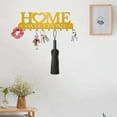 thumbnail image 4 of RAGUPEL Key Holder,Iron Key Hook Key Rings,Towel Hanger Multi-Functional Wall Rack Key Chain Rings,Home Gold, 4 of 4