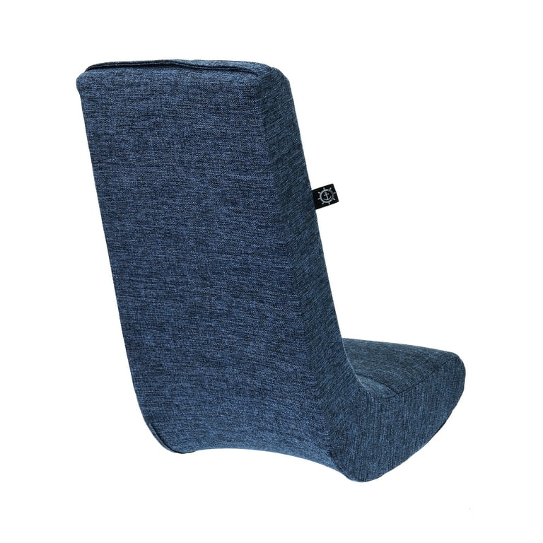 The Crew Furniture Classic Video Rocker Floor Gaming Chair Polyester Linen Sapphire Walmart