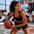thumbnail image 4 of COUVER Camouflage Athletic Sweatband Wristbands Olive Green 2 Pairs (4 Count), 4 of 8