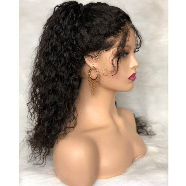 Female Mannequin Head with Stand Without Shoulders for Making Wigs