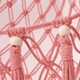 thumbnail image 4 of Hamaca para Peluches Grande Rosa Macramé YKBU 99x99x150 cm, 4 of 7