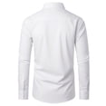 thumbnail image 6 of sogami Men's Dress Shirt long Sleeve Slim Fit Button Up Shirt Business Casual, 6 of 6