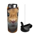 thumbnail image 2 of Sikiie Modern Yellow Sweater Guinea Pig Print 18OZ Insulated Straw Cup, Portable Leak-proof Sports Water Bottle, Stainless Steel Water Cup Suitable for Home and Outdoor, 2 of 8