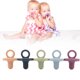thumbnail image 4 of Chupetes Para Niños Pequeños, Mordedor Saludable Para Niños Pequeños Que Alivia El Estado De ánimo Textura Agradable Silicona Fácil De Limpiar Cómodo Para El Hogar ANGGREK Baby Pacifier, 4 of 8