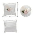 thumbnail image 2 of Ring Pillows For Wedding,Ring Bearer Pillow for Wedding Ceremony Proposal Anniversary, 2 of 5